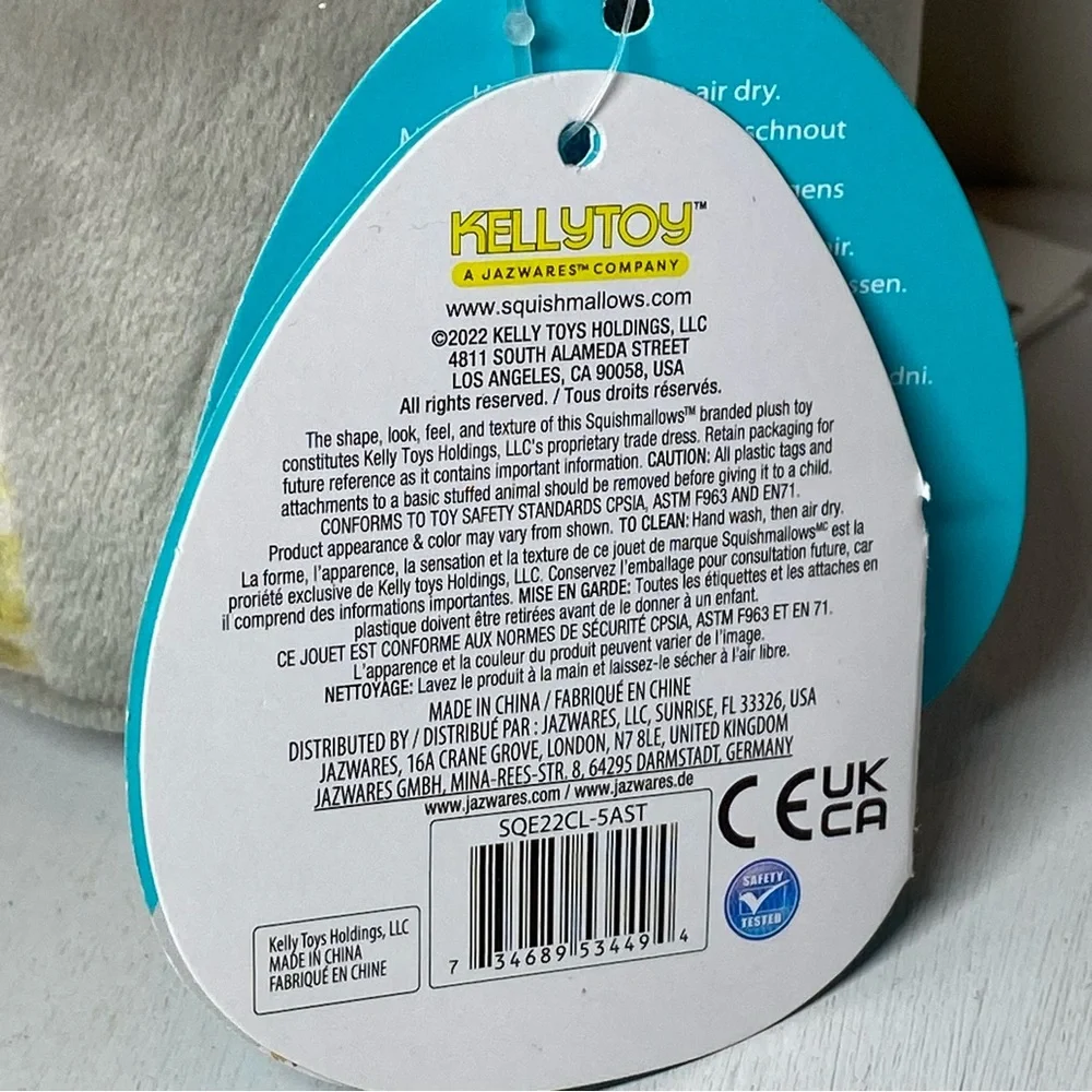 Squishmallows Elea The Floral Lamb 5" Mini Plush KellyToy Claire’s Exclusive NWT - Picture 4 of 13